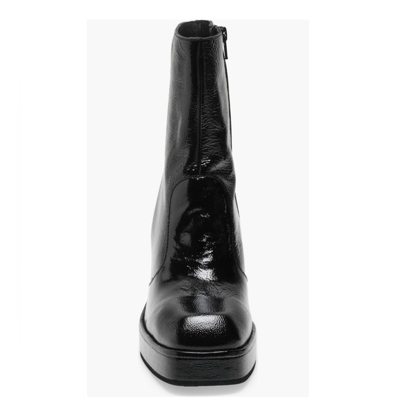 Free People Ruby Platform Bootie in Black Patent, Size EU39 | US9 New in Box - Picture 4 of 14